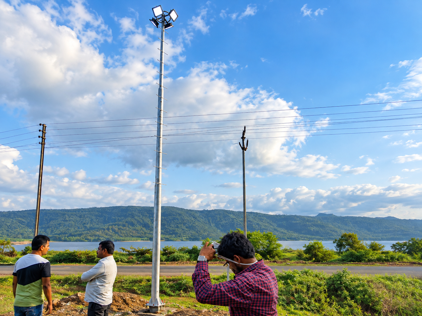 Solar Street Light Installation